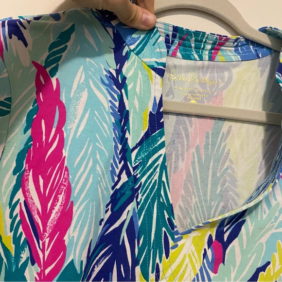 Lilly Pulitzer Multicolor Tunic Style Blouse Medium - Picture 2 of 8